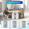 Stainless Steel Cat Water Fountain, Pet Drinking Fountain With Ultra Quiet Pump, Multi-Layer Filtration System