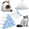 Drawstring Closure Cat Litter Bags 10 Rolls Tonepie SelfCleaning Litter Box Poop Bags For Easy Pet 0