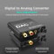 Premium Digital Audio Converter DAC, 192KHz Optical to Analog RCA/Toslink to 3.5mm Adapter for Enhanced Audio Fidelity