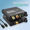 Premium Digital Audio Converter DAC, 192KHz Optical to Analog RCA/Toslink to 3.5mm Adapter for Enhanced Audio Fidelity