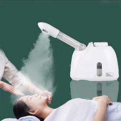 facial steamer with ozone function, warm mist humidifier for deep pore cleansing, skin hydration & whitening