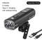 WEST BIKING Intelligent Light Sensing Bike Front Light, Portable Cycling Flashlight with Quick Release Bicycle Headlight