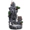 Waterfall Backflow Incense Burner, Zen Meditation Decor with Micro Landscape for Tea Room, Yoga & Relaxation