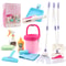 Kids Cleaning Set, Complete Housework Supplies Kit with Dustpan, Broom, Bucket & Mop, Fun Play House Toys