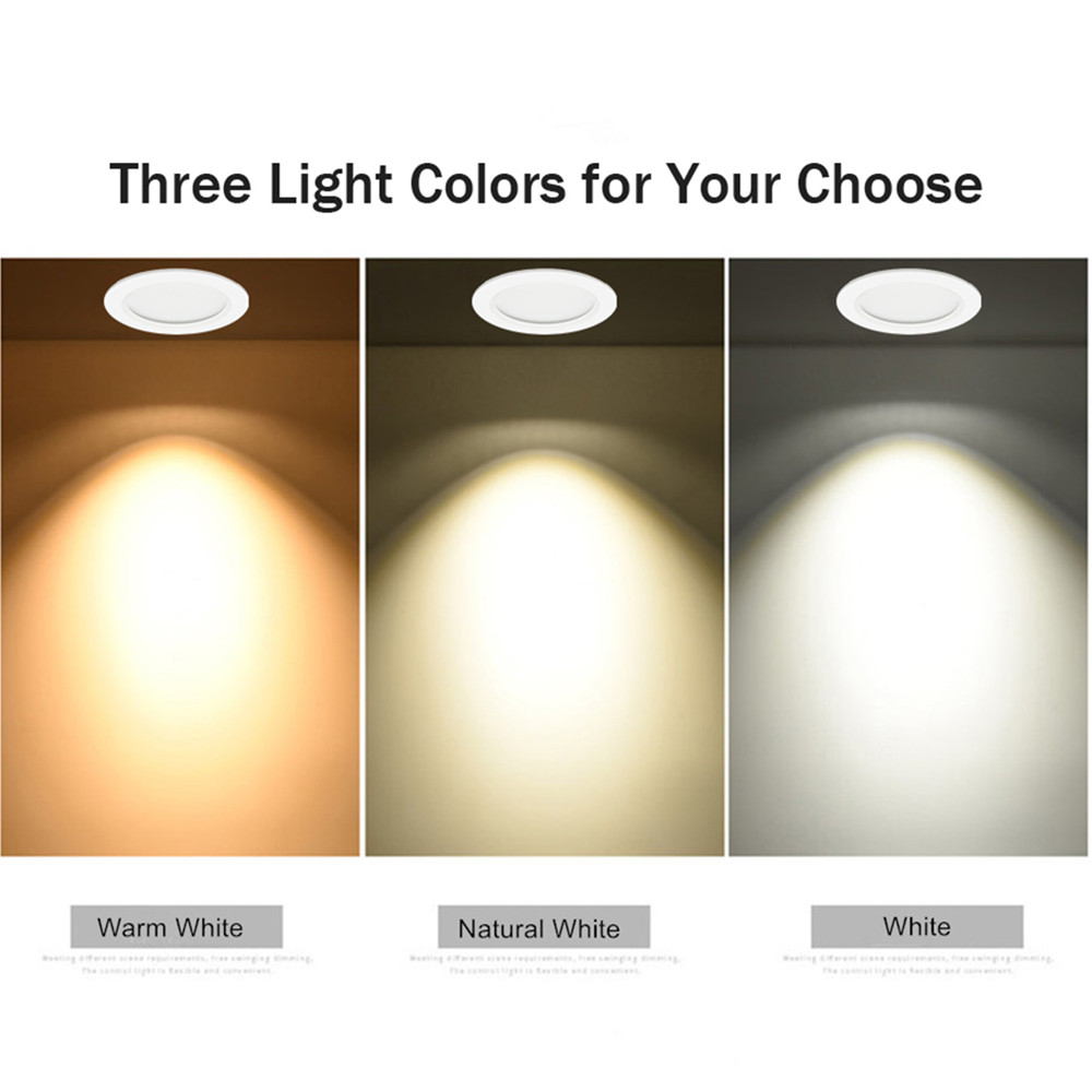 IP65 Waterproof LED Recessed Ceiling Light – Round Downlight, Spot Light for Sauna, Steam Bath, Kitchen Bathroom