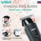 VGR Hair Trimmer Professional Electric Trimmers Cordless Hair Clipper Rechargeable LED Display For 2