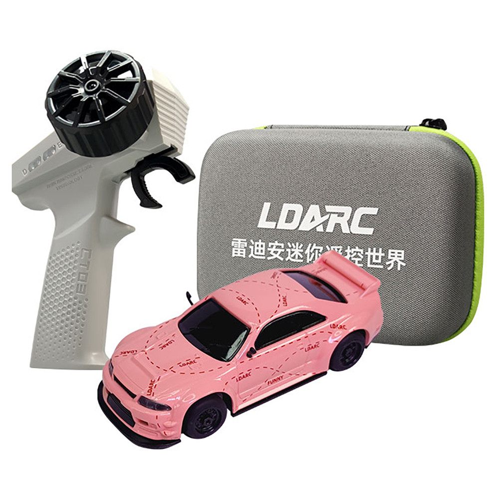 LDARC R02 Mini RC Sports Car, Scale Simulated Electric Remote Control Model, RTR for Adults & Childrens Tabletop Toy