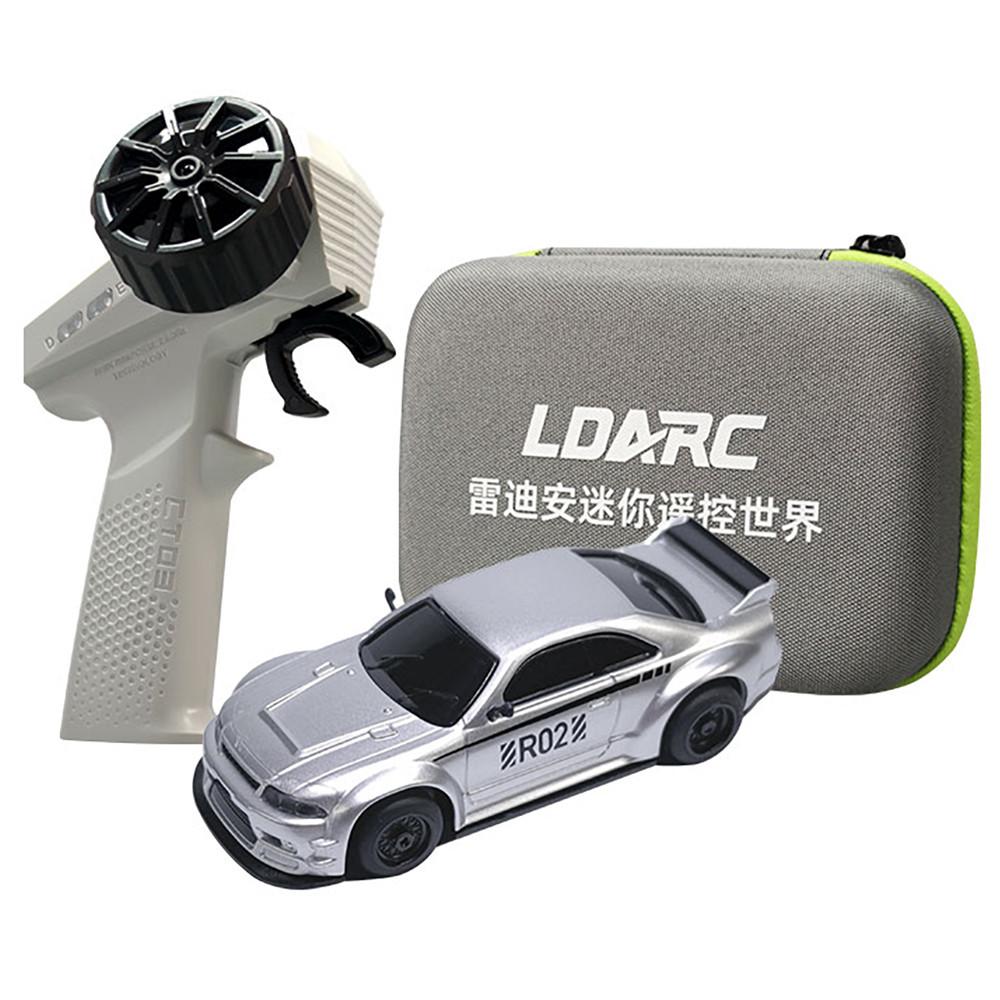 LDARC R02 Mini RC Sports Car, Scale Simulated Electric Remote Control Model, RTR for Adults & Childrens Tabletop Toy