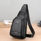 Vintage Luxury Mens Crossbody Bag Durable PU Leather Chest Pack Shoulder Bag For HandsFree Conveni 1