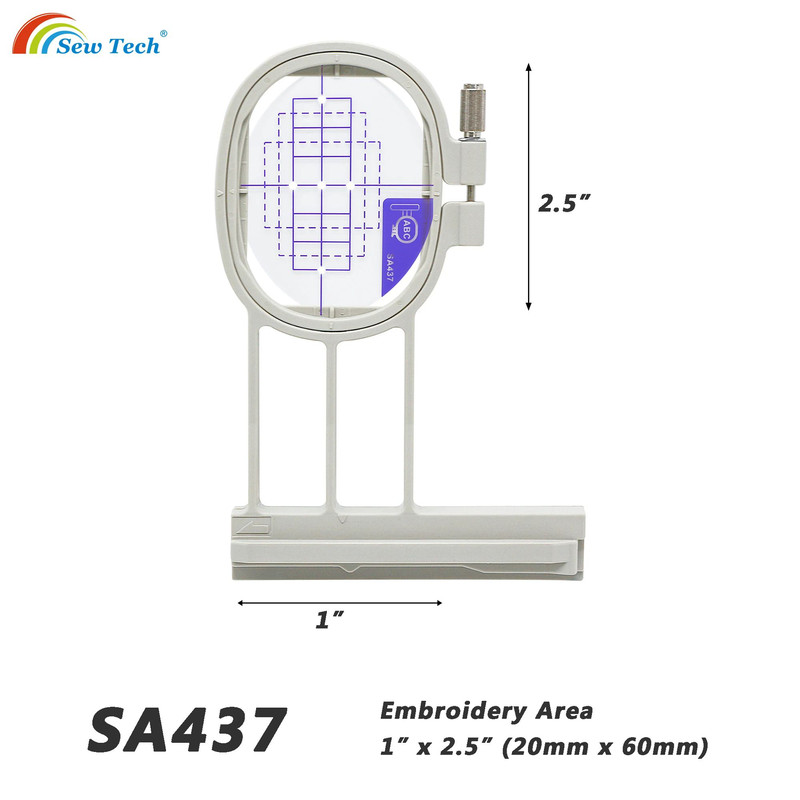 Sew Tech Embroidery Hoop Set For Brother Innov Babylock Machines SA437 SA438 SA439 SA441 Frames 6