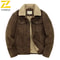 Winter Male Cotton Jackets Padded Warm Loose Parka Coat Corduroy Short Jacket Man Solid Fur Collar Windbreaker
