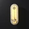 Nordic Modern Marble Stone Wall Lamp, Gold Copper LED Sconce Light for Living Room, Bedroom, Bedside Alabaster Indoor