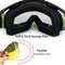 Ultimate Windproof Protection Motorcycle Sunglasses For Men With Tearoff Film Motocross Skiing Cycl 2