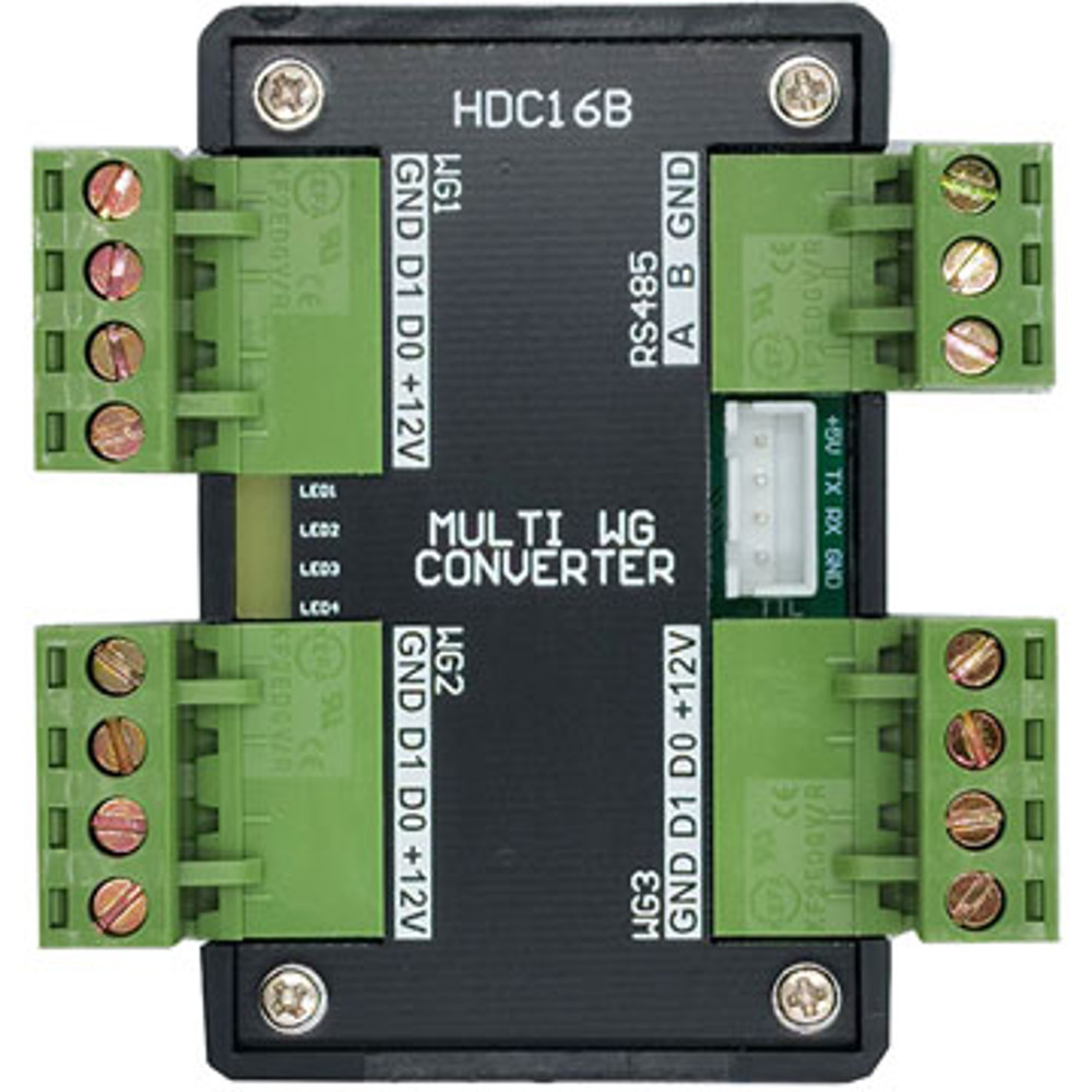 Universal Wiegand 26/34 to USB Converter, WG to RS232 & TCP/Ethernet Adapter for Access Control