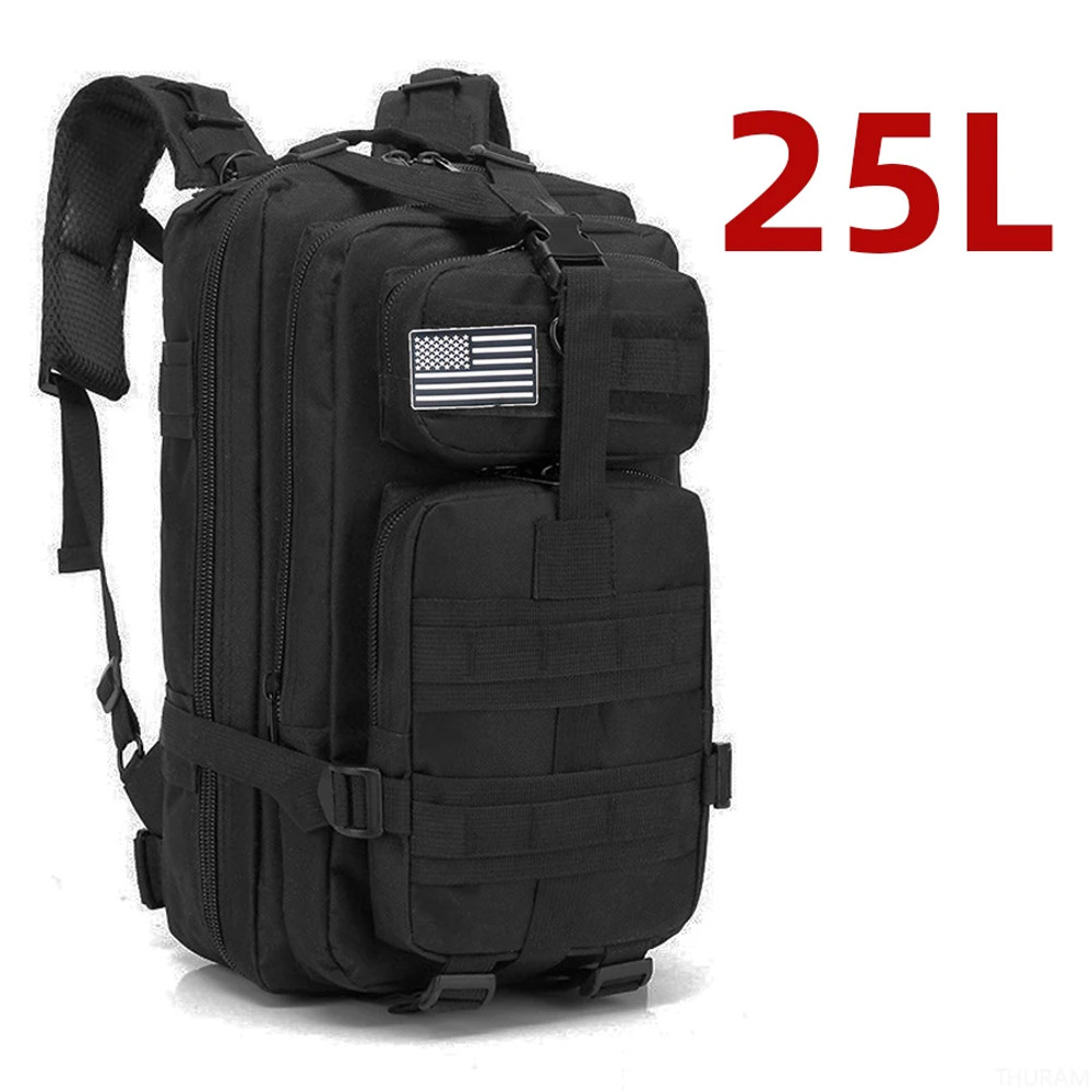 Waterproof Tactical Backpack Sturdy Nylon Hiking Camping Trekking Fishing Hunting Sports Bag Outdoo 5