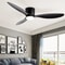Modern LED Ceiling Fan With Light Silent DC Motor Speed Electric Fan Remote Nordic Flush Mount Cei 0