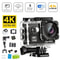 Action Camera Ultra HD 4K30FPS 16.0MP Wi-Fi 2.0" Screen 170D DVR Webcam Underwater 30M Helmet Video Recording Sport Camera