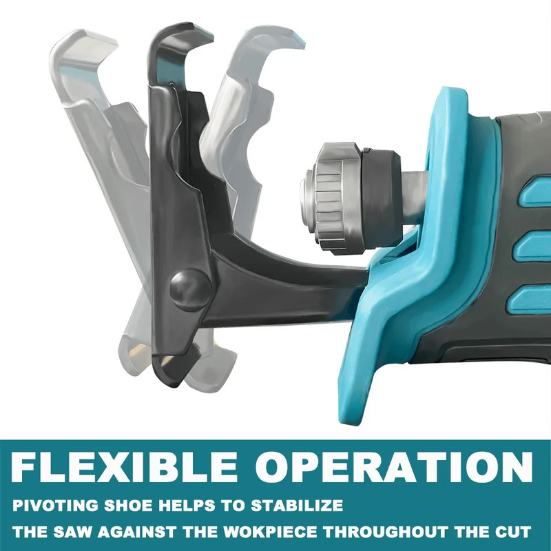 Brushless Reciprocating Saw With Blades Rechargeable Electric Saw For Woodworking Metal Cutting Po 1