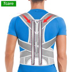 adjustable professional back brace for women and men posture corrector, lumbar support belt for shoulder alignment
