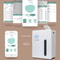 Wall Mounted Essential Oil Diffuser Hotel Aroma Diffuser Bluetooth APP Control HVAC Scent Machine 2