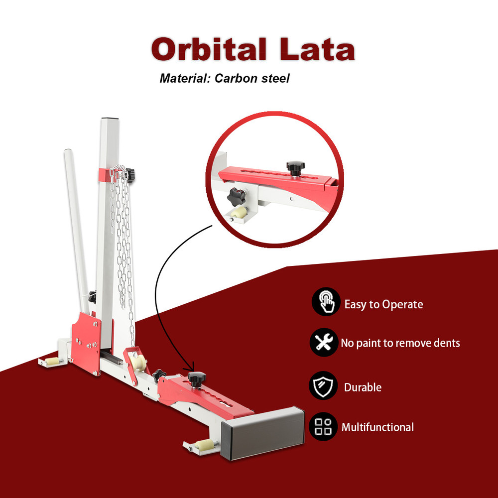 Car Dent Lifter Puller, ROT PDR Dent Removal Tool with Force, Durable Carbon Steel Auto Body Dent Repair Tool