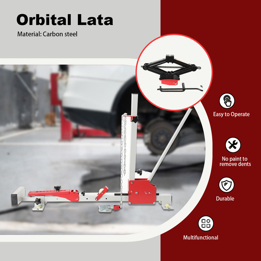 Car Dent Lifter Puller, ROT PDR Dent Removal Tool with Force, Durable Carbon Steel Auto Body Dent Repair Tool