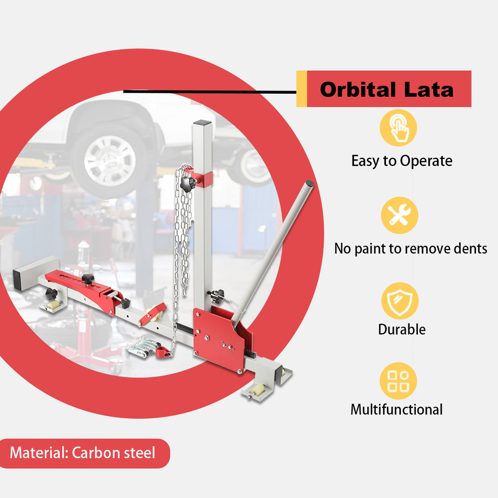 Car Dent Lifter Puller, ROT PDR Dent Removal Tool with Force, Durable Carbon Steel Auto Body Dent Repair Tool