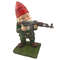 Army Gnome Garden Statues, Resin Desktop Lawn Ornament Dwarf Figurines for Outdoor Garden Decoratiom