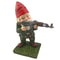 Army Gnome Garden Statues, Resin Desktop Lawn Ornament Dwarf Figurines for Outdoor Garden Decoratiom
