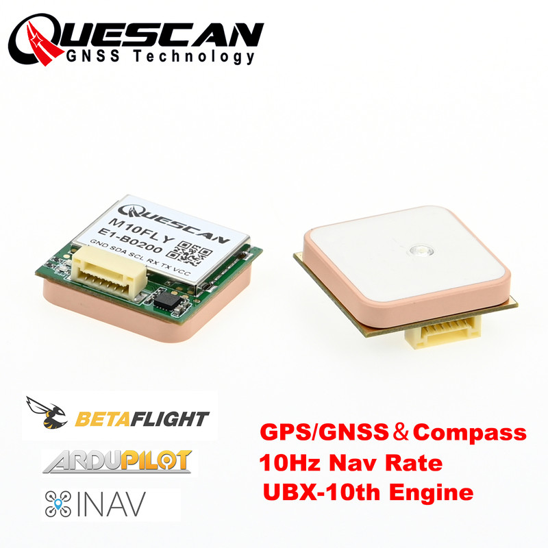 Quescan GPS Module With Compass FPV Drone GPS For Betaflight Ardupilot INAV GNSS Navigation Sensor 3