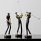 Abstract Creative Golfer Figurines Simple Color Golf Player Model Ornament Sporting Style Decor For 5