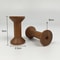 Brown Big Wood Empty Spools Bobbin For Sewing Ribbons Twine Thread Lace Wooden Spool Supply For DI 4