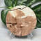 Hand Polished Natural Rock Picture Stone Round Coasters, Abstract Spiritual Healing Witchcraft Decor, Holiday & Home