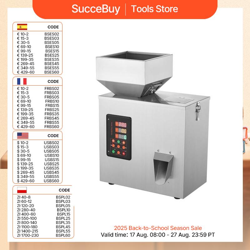 Powder Filling Machine Automatic Intelligent Particle Weighing Dispenser For Tea Seeds Herbs  Small 6