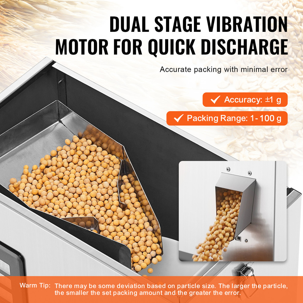 Powder Filling Machine Automatic Intelligent Particle Weighing Dispenser For Tea Seeds Herbs  Small 5