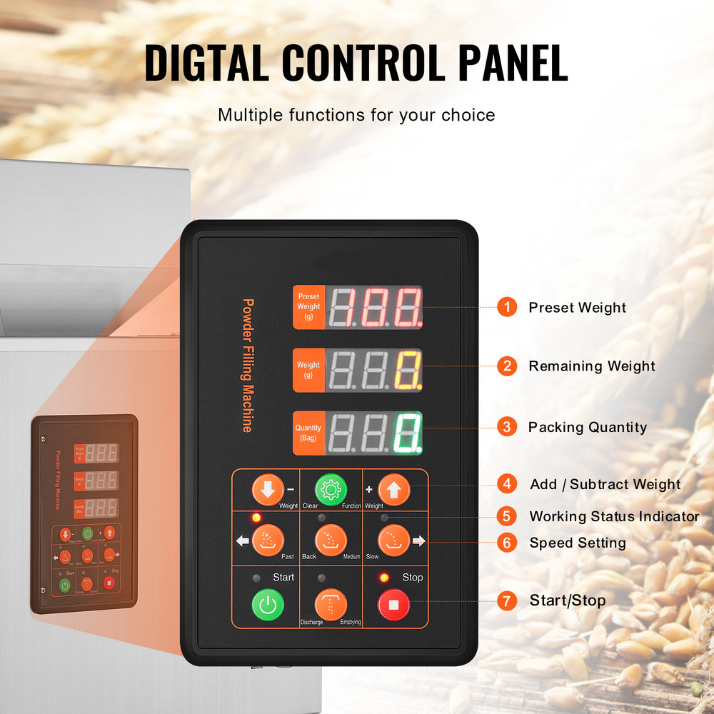 Powder Filling Machine Automatic Intelligent Particle Weighing Dispenser For Tea Seeds Herbs  Small 4