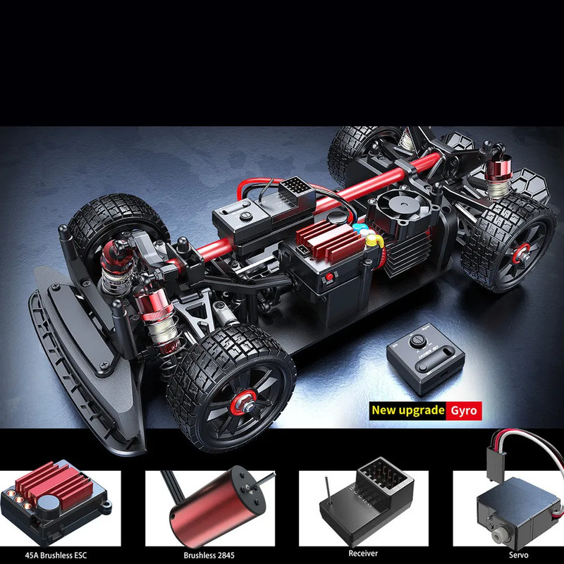 Hyper Go MJX RC Car Brushless Remote Control OffRoad Racing Truck Toy For Adults Kids 1