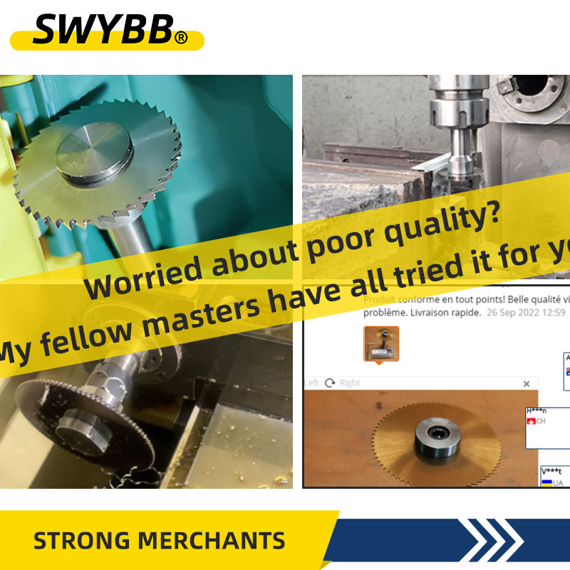 HighPrecision SWYBB Saw Milling Cutter Slitting CNC Slotting Machining Metal Cutting Tool Front Loc 5