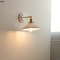 IWHD White Ceramic Modern Wall Lamp Beside Bed Nordic Copper LED Japanese Style Wandlamp For Living 1