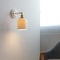 IWHD White Ceramic Modern Wall Lamp Beside Bed Nordic Copper LED Japanese Style Wandlamp For Living 3