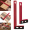 Professional Aluminum Framing Mitre Square, Precision Scriber, and L-Type Hole Ruler Right Angle Protractor