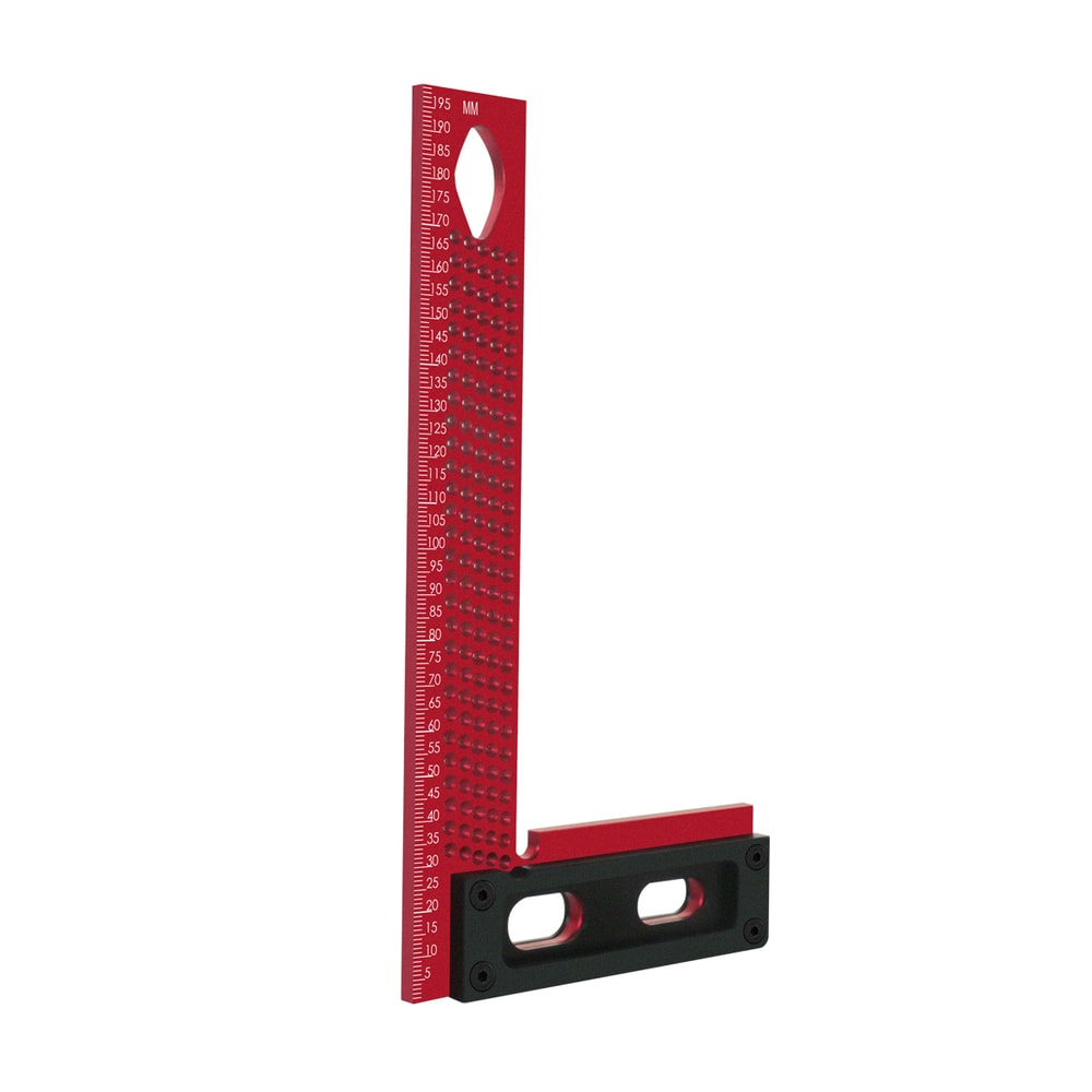 Professional Aluminum Framing Mitre Square, Precision Scriber, and L-Type Hole Ruler Right Angle Protractor