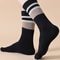 Mens Terry Toe Socks Cotton Striped Thick Soft 5 Finger Socks For SweatAbsorbing Warmth Party Dre 1