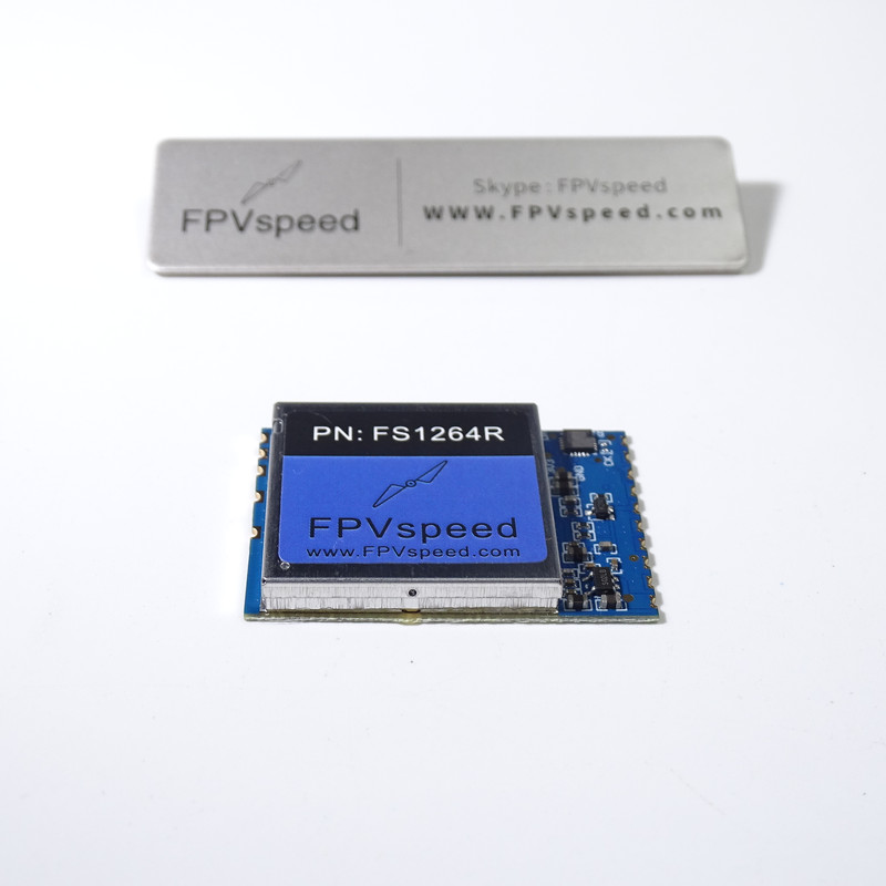 FS1264R 1.2GHz 64CH VRX Receiver Module w/ Super Strong RSSI, 1080-2200MHz Range for 1.2G, 1.3G, 1.7G, 1.9G, 2.2G FPV