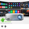 C6A 300inch Android 90 Smart Projector 1080P Full HD Home Theater Cinema With WIFI 5G Phone Beamer