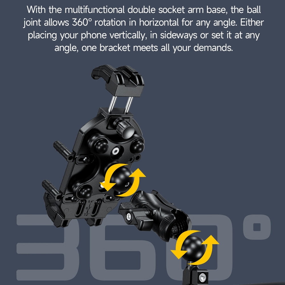 Ulefone Armor Mount Pro AM02 Universal Bicycle Handle Phone Holder For Mountain Road Bikes Secure