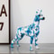 Graffiti Style Doberman Dog Statue Resin Crafts Simple Creative Painted Color Decor For Home Entran 7