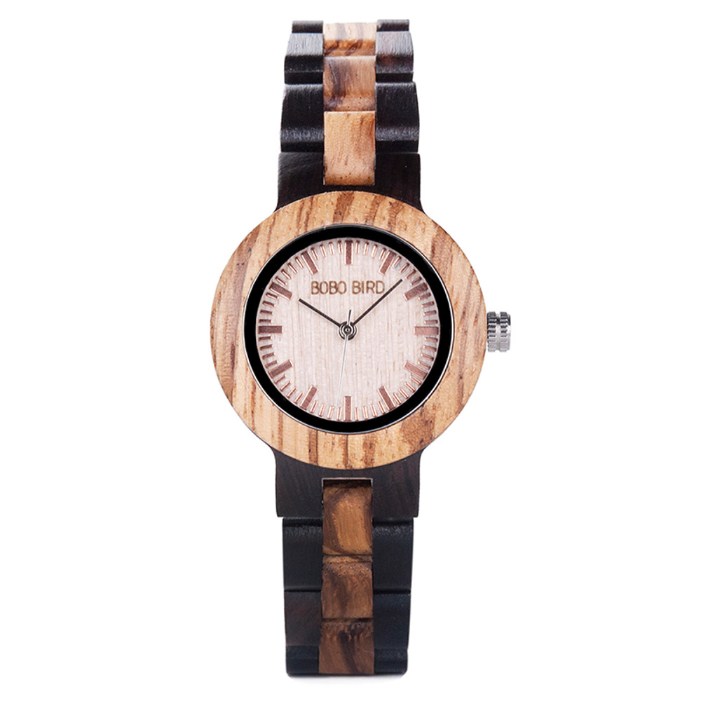 BOBO BIRD Wooden Watch Men Quartz Movement Bayan Kol Saati Luxury Mens Watches With Luminous Hands 6