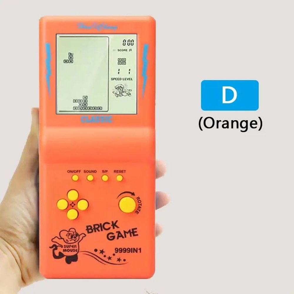 Childrens Classic Retro Handheld Game Players For Tetris Console Large Screen Portable Nostalgic Po 8
