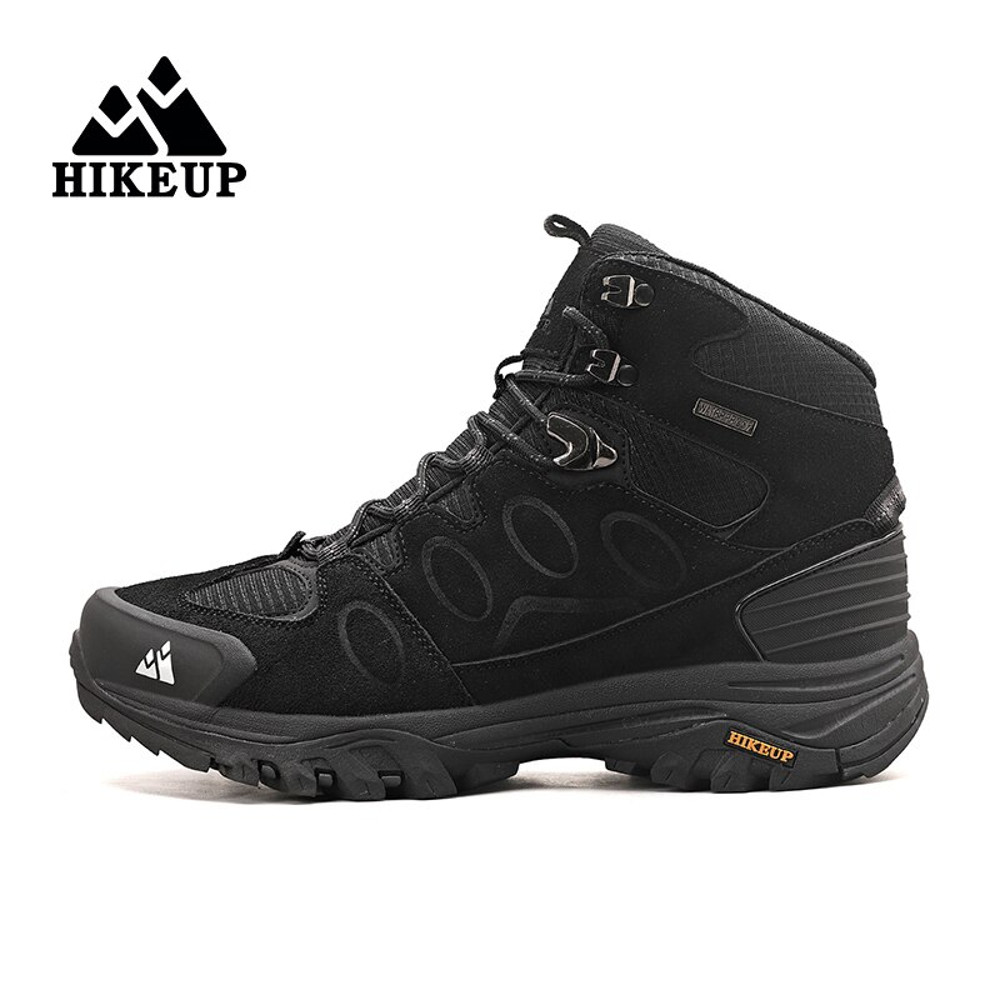 HighTop Men Hiking Boot Winter Outdoor Shoes NonSlip Trekking Boots Warm Suede Sports Casual LaceUp 4